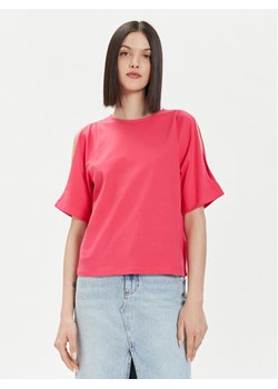 United Colors Of Benetton T-Shirt 3BL0D1078 Różowy Regular Fit ze sklepu MODIVO w kategorii Bluzki damskie - zdjęcie 182716654