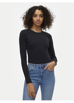 Vero Moda Bluzka Chloe 10306897 Czarny Slim Fit ze sklepu MODIVO w kategorii Bluzki damskie - zdjęcie 182716680