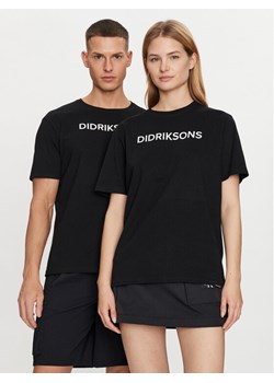 Didriksons T-Shirt Harald 505551 Czarny Regular Fit ze sklepu MODIVO w kategorii T-shirty męskie - zdjęcie 182716744