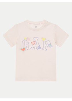 Gap T-Shirt 710283-04 Różowy Regular Fit ze sklepu MODIVO w kategorii Bluzki dziewczęce - zdjęcie 182716761
