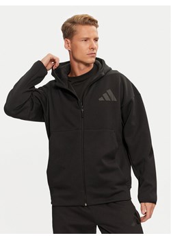 adidas Bluza Z.N.E. JE7538 Czarny Regular Fit ze sklepu MODIVO w kategorii Bluzy męskie - zdjęcie 182716781