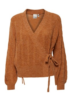ICHI Sweter 20119713 Brązowy Regular Fit ze sklepu MODIVO w kategorii Swetry damskie - zdjęcie 182716820