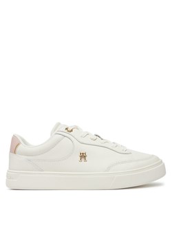 Tommy Hilfiger Sneakersy Essential Chic Court Sneaker FW0FW08322 Biały ze sklepu MODIVO w kategorii Buty sportowe damskie - zdjęcie 182716980