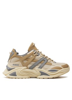 Guess Sneakersy Belluna FLTBEL ELE12 Beżowy ze sklepu MODIVO w kategorii Buty sportowe damskie - zdjęcie 182717014