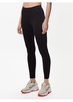 Tommy Hilfiger Legginsy Heritage WW0WW37347 Czarny Slim Fit ze sklepu MODIVO w kategorii Spodnie damskie - zdjęcie 182717051