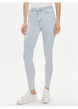 Tommy Hilfiger Jeansy Harlem WW0WW41311 Błękitny Skinny Fit ze sklepu MODIVO w kategorii Jeansy damskie - zdjęcie 182717150