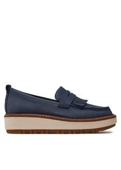 Clarks Mokasyny Oriannaw Loafer 26176639 Granatowy ze sklepu MODIVO w kategorii Półbuty damskie - zdjęcie 182717171