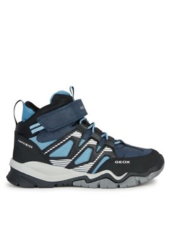 Geox Sneakersy J Montrack Boy B Abx J26HBC 0FUME CF44Y S Granatowy ze sklepu MODIVO w kategorii Buty sportowe dziecięce - zdjęcie 182717200