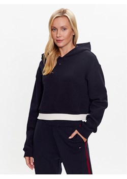 Tommy Hilfiger Bluza S10S101718 Granatowy Relaxed Fit ze sklepu MODIVO w kategorii Bluzy damskie - zdjęcie 182717211