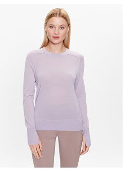 Calvin Klein Sweter K20K205777 Fioletowy Regular Fit ze sklepu MODIVO w kategorii Swetry damskie - zdjęcie 182717234