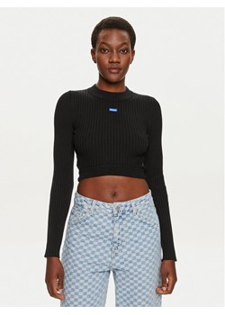 Hugo Sweter Scoovy_B 50518280 Czarny Slim Fit ze sklepu MODIVO w kategorii Swetry damskie - zdjęcie 182717273