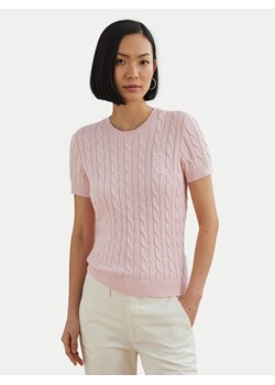 LAUREN RALPH LAUREN Sweter 200965880002 Różowy Relaxed Fit ze sklepu MODIVO w kategorii Swetry damskie - zdjęcie 182717274