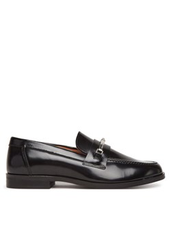 Calvin Klein Półbuty Moc Loafer W/Ml - Lth HW0HW02342 Czarny ze sklepu MODIVO w kategorii Półbuty damskie - zdjęcie 182717292