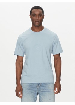 HUGO T-Shirt 50538246 Błękitny Regular Fit ze sklepu MODIVO w kategorii T-shirty męskie - zdjęcie 182717311