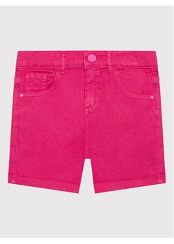 Guess Szorty jeansowe J2RD12 WE5X0 Różowy Regular Fit ze sklepu MODIVO w kategorii Spodenki dziewczęce - zdjęcie 182717340