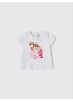 Mayoral T-Shirt 1033 Biały Regular Fit - id: 0000209488845 - marki Mayoral - 182717452 Mayoral T-Shirt 1033 Biały Regular Fit ze sklepu MODIVO w kategorii Koszulki niemowlęce - zdjęcie 182717452