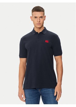 Hugo Polo Dereso232 50490770 Granatowy Slim Fit ze sklepu MODIVO w kategorii T-shirty męskie - zdjęcie 182717454
