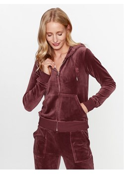 Juicy Couture Bluza Robertson JCAP176 Bordowy Slim Fit ze sklepu MODIVO w kategorii Bluzy damskie - zdjęcie 182717473