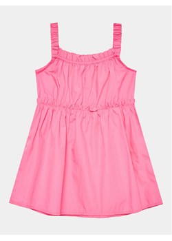 United Colors Of Benetton Sukienka codzienna 4EW7GV00T Różowy Regular Fit ze sklepu MODIVO w kategorii Sukienki dziewczęce - zdjęcie 182717521