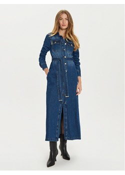 Babylon Sukienka jeansowa EBJ008 Niebieski Regular Fit ze sklepu MODIVO w kategorii Sukienki - zdjęcie 182717713