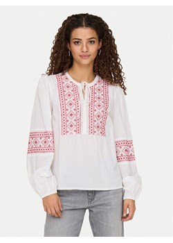 JDY Bluzka Lulu 15345478 Biały Regular Fit ze sklepu MODIVO w kategorii Bluzki damskie - zdjęcie 182717774