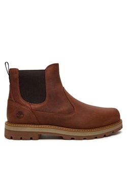 Timberland Sztyblety Britton Road Mid Chelsea TB0A6A4WEM61 Brązowy ze sklepu MODIVO w kategorii Buty zimowe męskie - zdjęcie 182717794