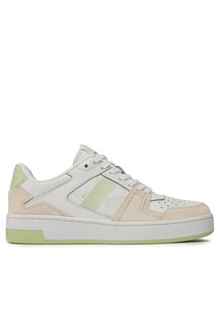 Calvin Klein Jeans Sneakersy Basket Cupsole Lace Mix Nbs Sat YW0YW01446 Biały ze sklepu MODIVO w kategorii Buty sportowe damskie - zdjęcie 182717823