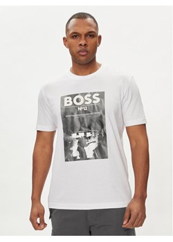 Boss T-Shirt Bossticket 50515829 Biały Regular Fit ze sklepu MODIVO w kategorii T-shirty męskie - zdjęcie 182717884