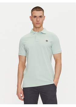 Timberland Polo TB0A6VDP Zielony Regular Fit ze sklepu MODIVO w kategorii T-shirty męskie - zdjęcie 182718261