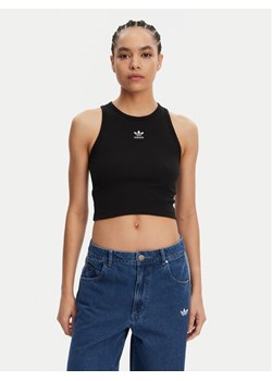 adidas Top Essentials IW5736 Czarny Slim Fit ze sklepu MODIVO w kategorii Bluzki damskie - zdjęcie 182718324