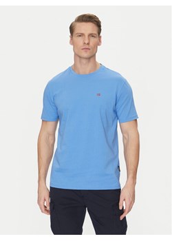 Napapijri T-Shirt Salis NP0A4H8D Niebieski Regular Fit ze sklepu MODIVO w kategorii T-shirty męskie - zdjęcie 182718373