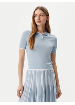 Guess Polo V5GP00Z3D60 Niebieski Slim Fit ze sklepu MODIVO w kategorii Bluzki damskie - zdjęcie 182718403