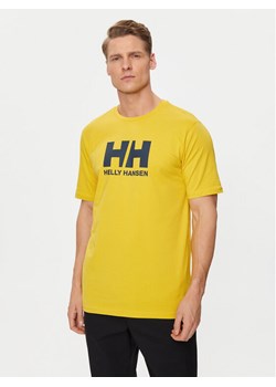 Helly Hansen T-Shirt Hh Logo T-Shirt 33979 Żółty Regular Fit ze sklepu MODIVO w kategorii T-shirty męskie - zdjęcie 182718461