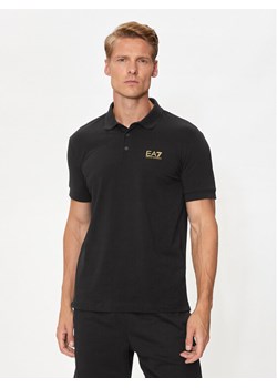 EA7 Emporio Armani Polo 8NPF14 PJVQZ 0208 Czarny Regular Fit ze sklepu MODIVO w kategorii T-shirty męskie - zdjęcie 182718580