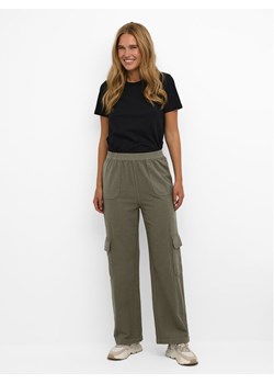Kaffe Spodnie materiałowe Naya 10508358 Zielony Regular Fit ze sklepu MODIVO w kategorii Spodnie damskie - zdjęcie 182718592