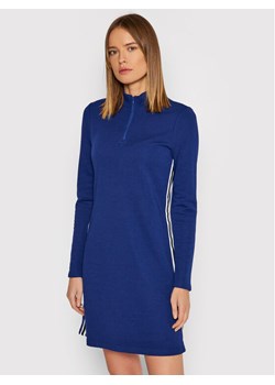 DKNY Sukienka dzianinowa DD1GD247 Granatowy Regular Fit ze sklepu MODIVO w kategorii Sukienki - zdjęcie 182718600