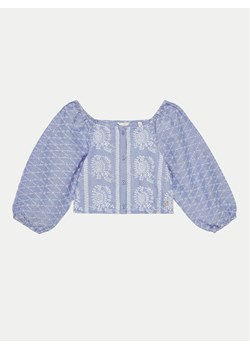 Guess Bluzka J5GH08WH7K0 Niebieski Regular Fit - id: 0000304846953 - marki Guess - 182718674 Guess Bluzka J5GH08WH7K0 Niebieski Regular Fit ze sklepu MODIVO w kategorii Bluzki dziewczęce - zdjęcie 182718674