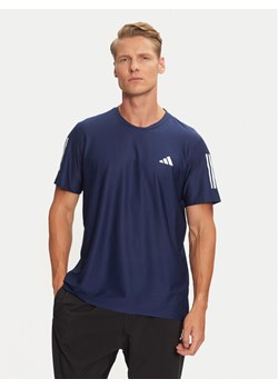 adidas Koszulka techniczna Own the Run IN1502 Granatowy Regular Fit ze sklepu MODIVO w kategorii T-shirty męskie - zdjęcie 182718731