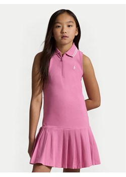 Polo Ralph Lauren Sukienka codzienna 313965016001 Różowy Slim Fit ze sklepu MODIVO w kategorii Sukienki dziewczęce - zdjęcie 182718890