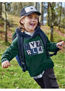 Mayoral Bluza 4454 Zielony Regular Fit ze sklepu MODIVO w kategorii Bluzy chłopięce - zdjęcie 182719102