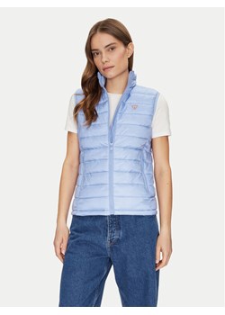 Guess Jeans Bezrękawnik W5RN55 WHAB2 Niebieski Regular Fit ze sklepu MODIVO w kategorii Kamizelki damskie - zdjęcie 182719132