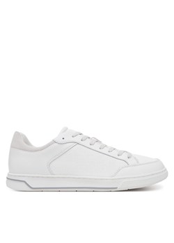 Calvin Klein Sneakersy Low Top Lace Up Lth Mono HM0HM01756 Biały ze sklepu MODIVO w kategorii Buty sportowe męskie - zdjęcie 182719154