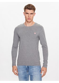 Guess Longsleeve M2YI28 J1314 Szary Slim Fit ze sklepu MODIVO w kategorii T-shirty męskie - zdjęcie 182719183