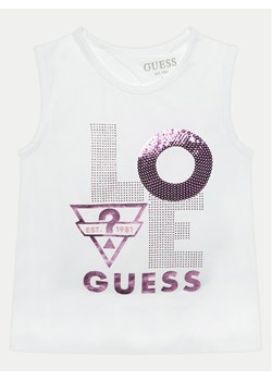 Guess Top J4GI15 K6YW3 Biały Regular Fit ze sklepu MODIVO w kategorii Bluzki dziewczęce - zdjęcie 182719224
