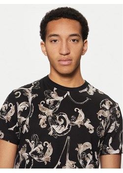 Versace Jeans Couture T-Shirt 78GAH6S0 Czarny Slim Fit ze sklepu MODIVO w kategorii T-shirty męskie - zdjęcie 182719250