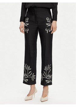 Marella Spodnie materiałowe Egizio 2513131043 Czarny Flare Fit ze sklepu MODIVO w kategorii Spodnie damskie - zdjęcie 182719332
