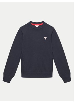 Guess Sweter L0YR03 Z2VV0 Granatowy Regular Fit ze sklepu MODIVO w kategorii Swetry chłopięce - zdjęcie 182719341