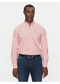 BOSS Koszula H-Roan 50521996 Różowy Slim Fit ze sklepu MODIVO w kategorii Koszule męskie - zdjęcie 182719490