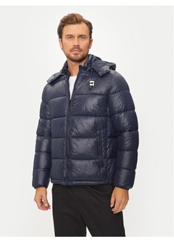 KARL LAGERFELD Kurtka puchowa 505022 544590 Granatowy Slim Fit ze sklepu MODIVO w kategorii Kurtki męskie - zdjęcie 182719520