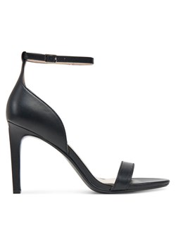 Calvin Klein Sandały Heel Sandal 90 - Lth HW0HW02337 Czarny ze sklepu MODIVO w kategorii Sandały damskie - zdjęcie 182719523